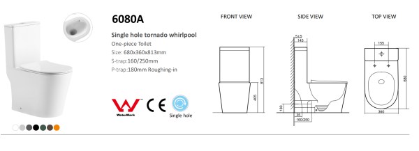 унитаз компакт santiline sl-5029mb моноблок, с системой смыва tornado, с сиденьем микролифт, цвет черный матовый