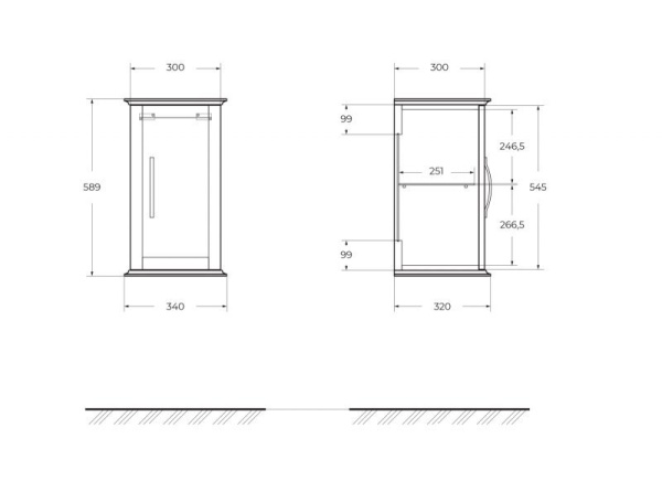 подвесной шкаф 34 cezares tiffany 55246 grigio nuvola