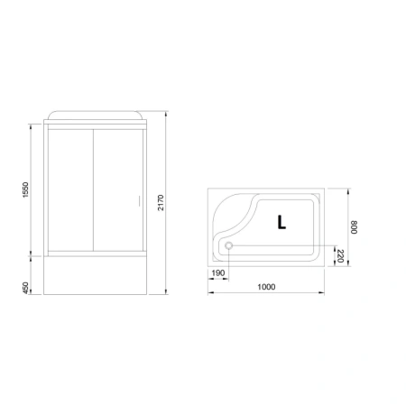 душевая кабина royal bath bp rb8100bp2-m-l