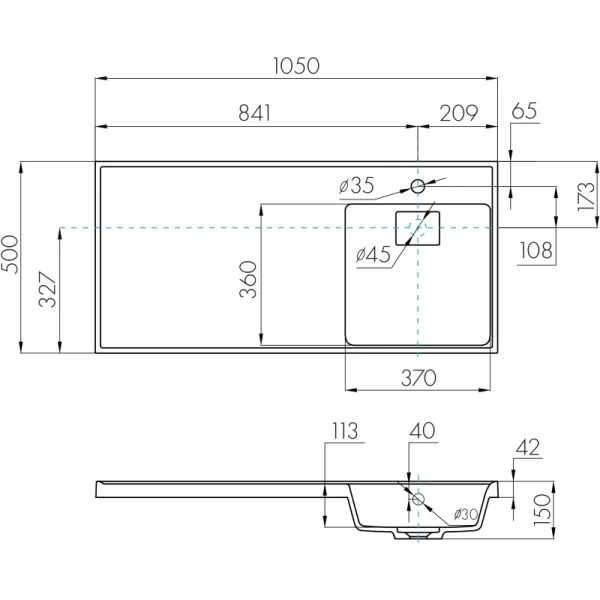 раковина aquaton лондри 105 r 1a72223klh010 на стиральную машину белая