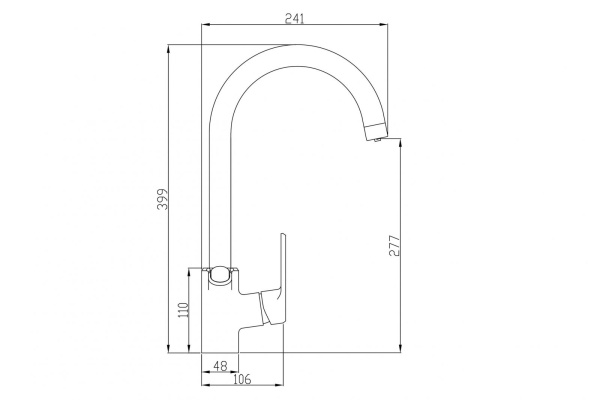 смеситель для кухни zorg steel hammer sh 901 cr