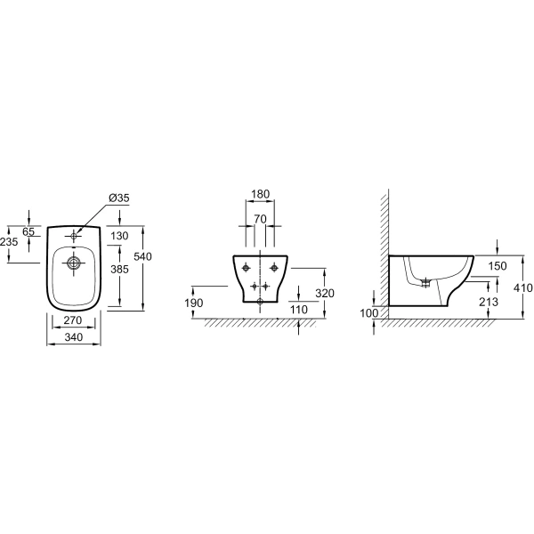 биде подвесное jacob delafon struktura emc0002-00