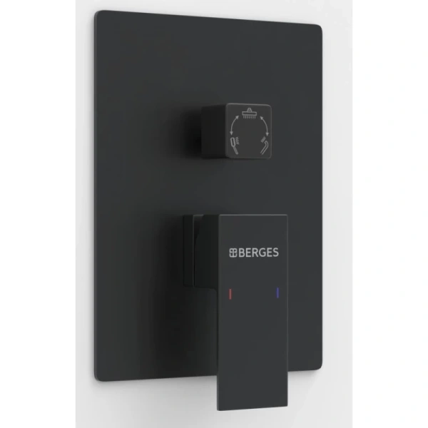 душевой комплект 250 мм berges ventas 3s 073006