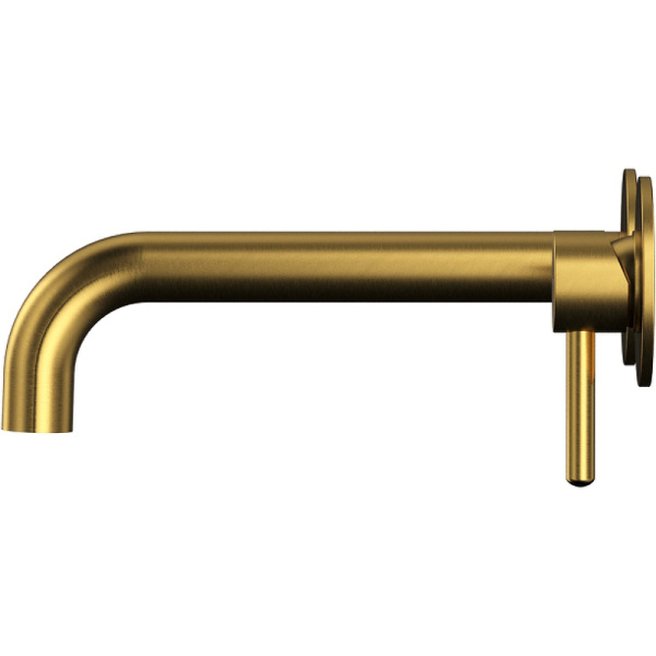 смеситель для раковины whitecross y brushed gold y1215glb брашированное золото