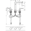 смеситель для раковины с донным клапаном hansgrohe metropol 32515140