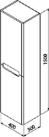 шкаф-пенал iddis edifice 40 edi40w0i97