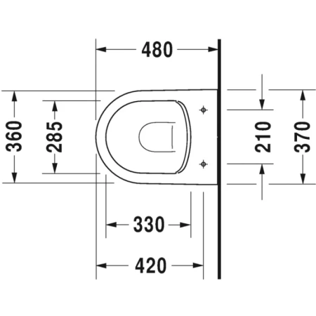 унитаз подвесной безободковый duravit me by starck rimless 45300900a1, с сиденьем микролифт, цвет белый.