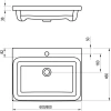 раковина ravak comfort 80 xjx01280001 белая