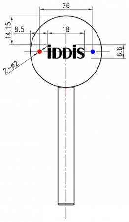 душевая система d&k gondolla da1023701b14 с изливом, цвет хром