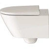 унитаз подвесной duravit d-neo 45770900a1 с сиденьем микролифт soft close, цвет белый