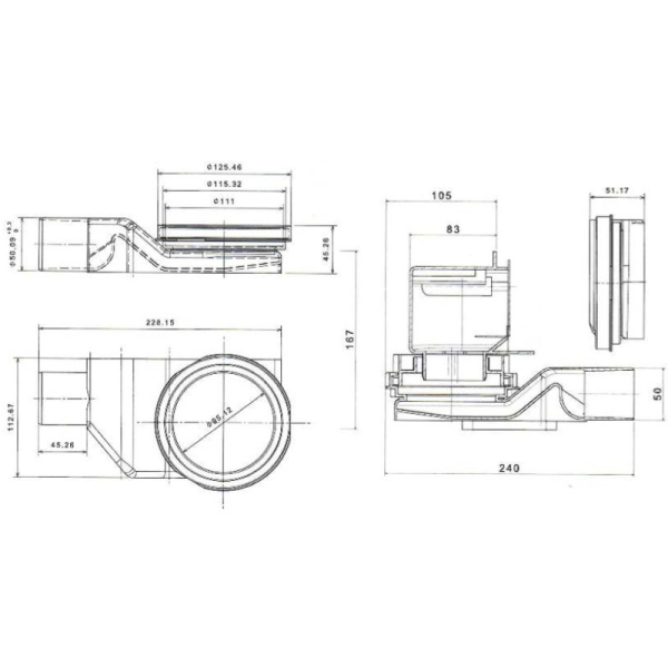 душевой канал 1050 мм pestan confluo premium slim line 13100037