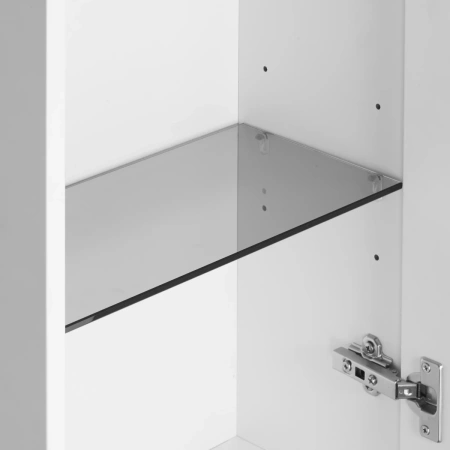 пенал roca luna zru9307768 подвесной l/r, белый матовый