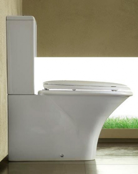 чаша унитаза hatria sculture yxz401 без сиденья, размер 40x72 см, цвет белый