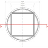 душевой трап 144x144/50 мм pestan confluo standard plate 3 13702558 2 в 1 с основой под плитку