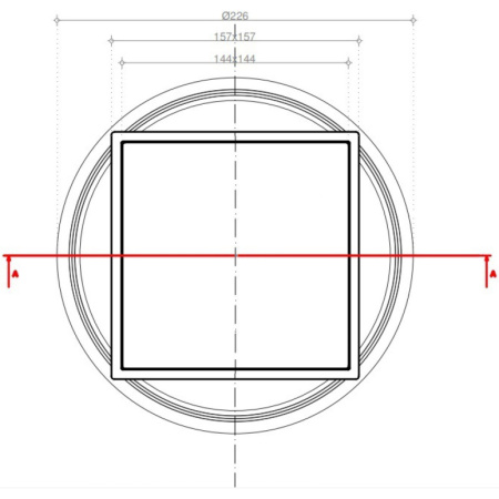 душевой трап 144x144/50 мм pestan confluo standard plate 3 13702558 2 в 1 с основой под плитку