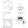 акриловый поддон для душа, wasserkraft isen 100x100 26t23 цвет белый глянец