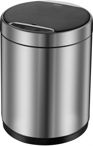 Мусорное ведро Weltwasser WW Kidy MT 9L сенсорное, хром матовый/черный