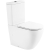 Унитаз компакт BelBagno Sfera-R BB2141CPR/BB870SC без бачка с сиденьем микролифт