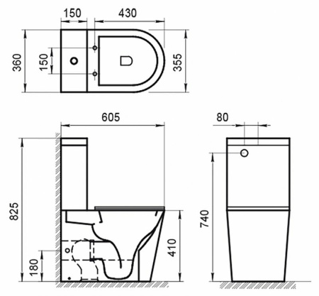 бачок для унитаза belbagno flay-r bb2149t белый