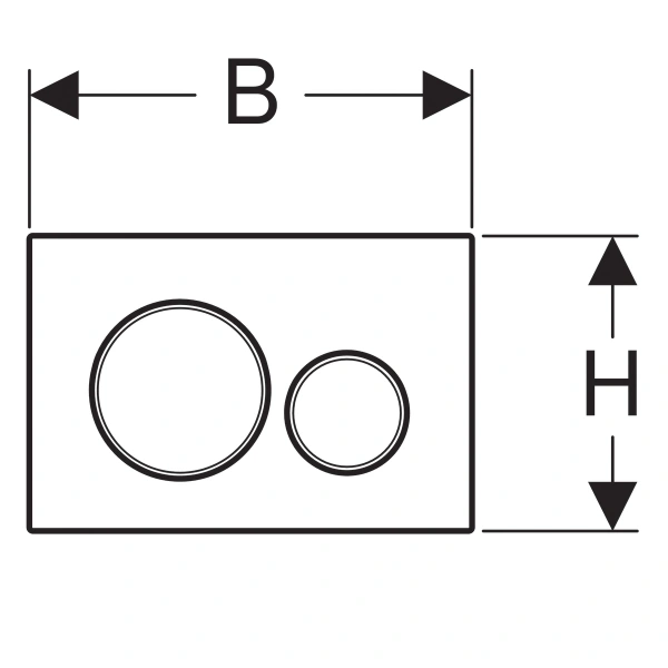 смывная клавиша 115.882.kl.1