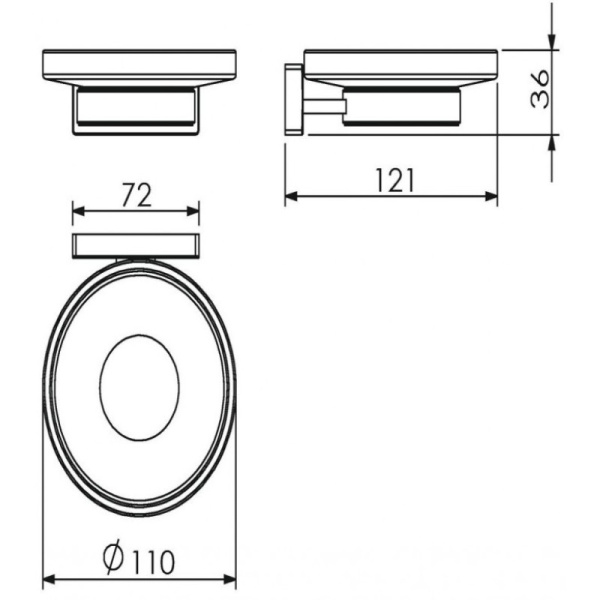 Мыльница Langberger Alster 10915A