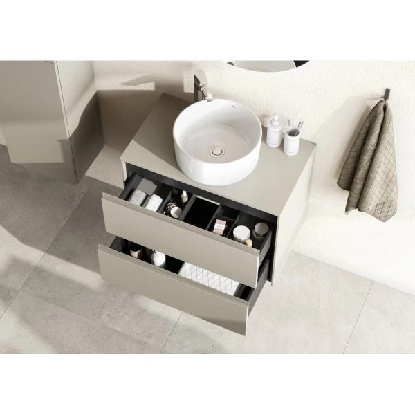 столешница roca ona a857618510 79 см, серый матовый