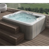 Минибассейн JACUZZI Lodge L LODL0033311 211x223xh90см, цвет акрила Porcelain белый, внешняя Sillwer wood, c г/м Hydro+Blower, утеплитель Eco Shield, без крышки