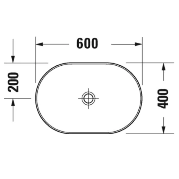 раковина duravit d-neo 2372600070 накладная, 60x40 см, цвет белый