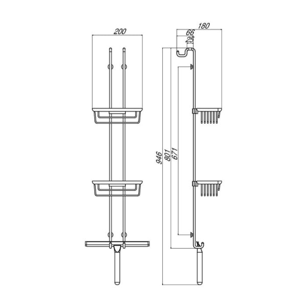 Полка корзина Emco System2 3566 001 06 Хром