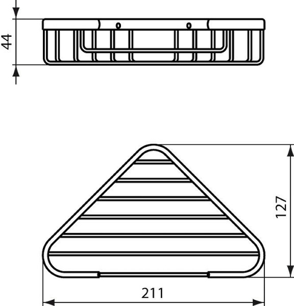 Полка Ideal Standard IOM A9105AA угловая хром