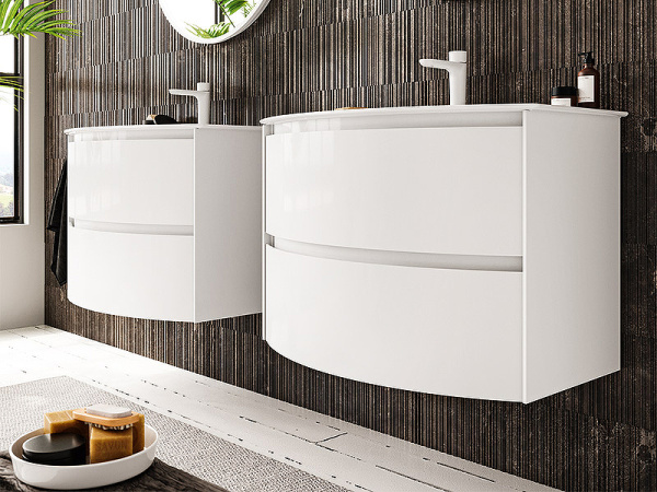 тумба под раковину berloni bagno way round 82 warbs2chd4c 111 подвесная, цвет ceramica opaco