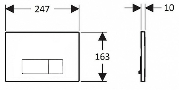 кнопка для инсталляции creavit arc gp8002.06 капучино