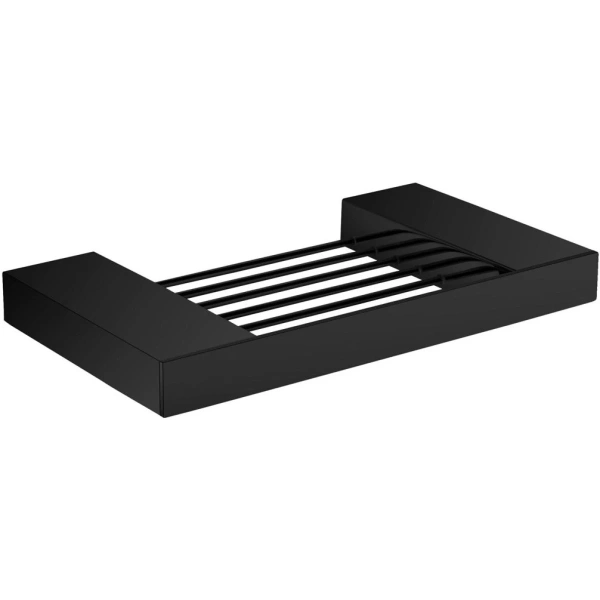 Мыльница Aquanet 5611MB 00241904 подвесная, черный матовый