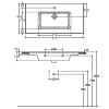 раковина полувстраиваемая allen brau fantasy flat 4.11026.20 92x47, без перелива, белая