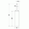 ершик для унитаза duravit starck t 0099454600