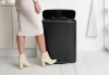 мусорное ведро brabantia bo pedal bin 211362 60 л, черное