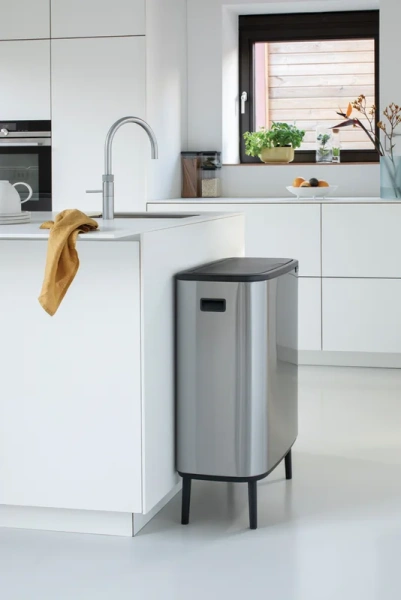 Мусорное ведро Brabantia Bo Touch Bin Hi 130267 60 л, стальное матовое