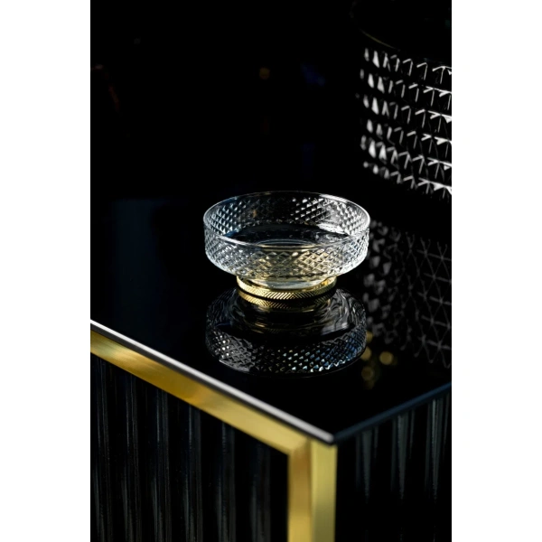 Мыльница Boheme Aura 10251-G настольная, золотой