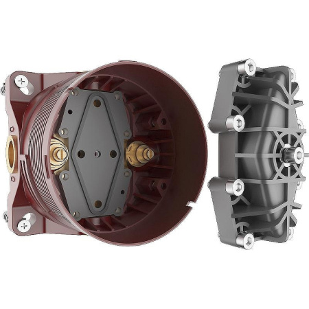 смеситель для душа aquame aqm8802cr с термостатом хром