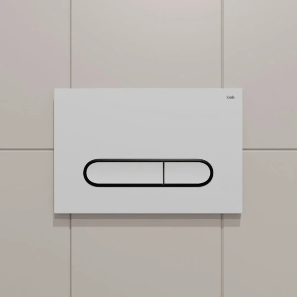 кнопка смыва iddis unifix uni01wbi77 цвет белый \ черный