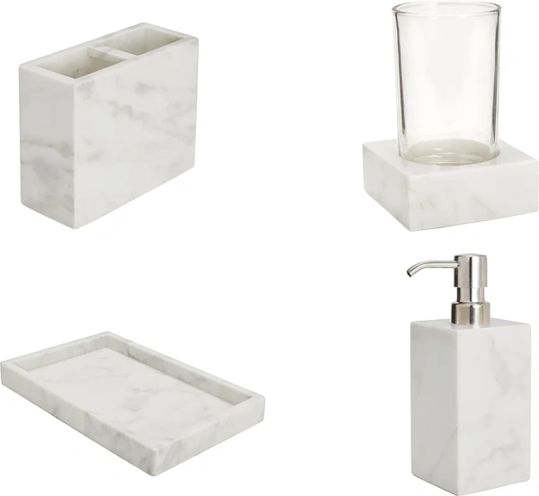 Дозатор для мыла Kassatex Marmol MRM-LD светло-серый