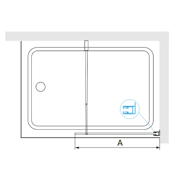 шторка на ванну rgw screens sc-051 70 351105107-11 профиль хром/стекло прозрачное