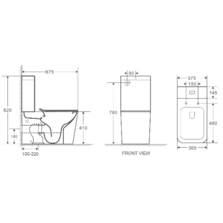 унитаз компакт weltwasser gelbach 001 mt-bl 10000005776 черный матовый с бачком и сиденьем микролифт