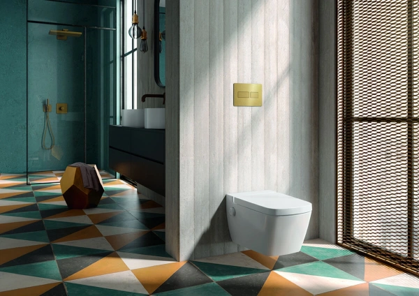 кнопка смыва tece tecesolid 9240436 для инсталляции, латунь