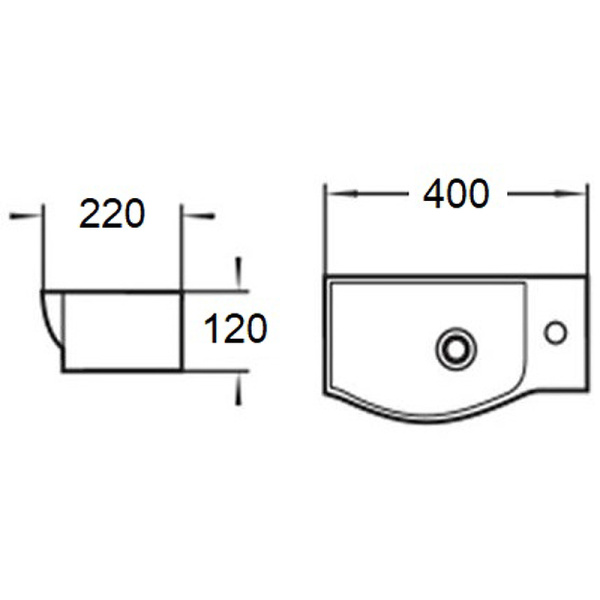 раковина weltwasser aisbach 7940 gl-wt r 40 10000008687 белая глянецевая
