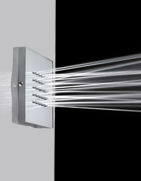 боковая форсунка bossini cubic flat i00176.073 черный матовый