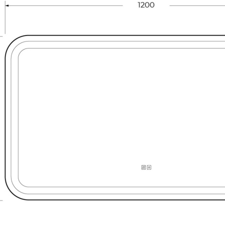 Зеркало 120x70 Cezares Stylus CZR-SPC-STYLUS-1200-700-TCH-WARM