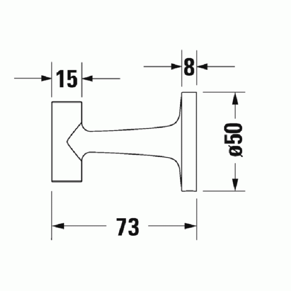 Крючок Duravit Starck T 0099291000