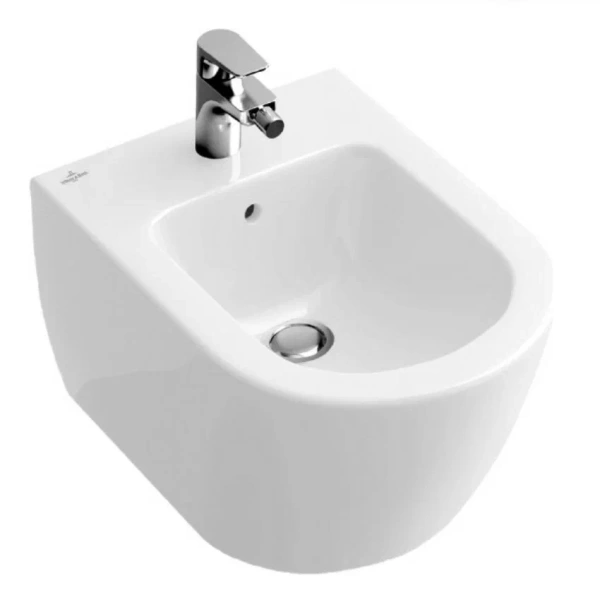 биде подвесное villeroy & boch subway 2.0 5400 00 01 alpin