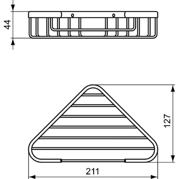 Полка корзина Ideal Standard IOM A9105XG угловая Черный шелк